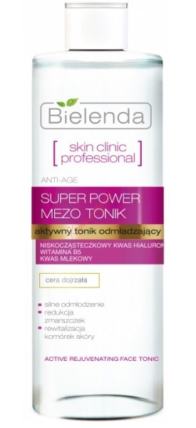 Bielenda Super Power Mezo Active Rejuvenating Toner 200ml | COSMETICS ...