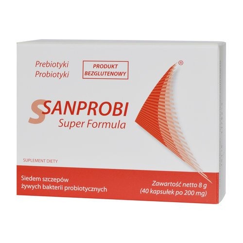 Sanprobi Super Formuła 40 Kaps Supplements Food Supplements Improved Digestion 4534