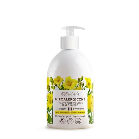 Barwa Hypoallergenic Gray Hand Soap with Evening Primrose 450ml