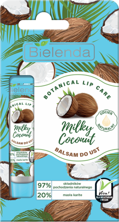 Bielenda BOTANICAL LIP CARE Lip Balm Milky Coconut 10g 