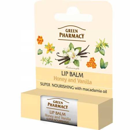 Green Pharmacy Balm Honey and Vanilla Intensively nourishing SPF10