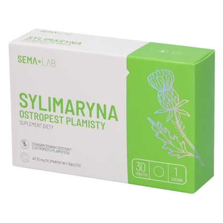 SEMA Lab Silymarin Milk Thistle 30 tablets