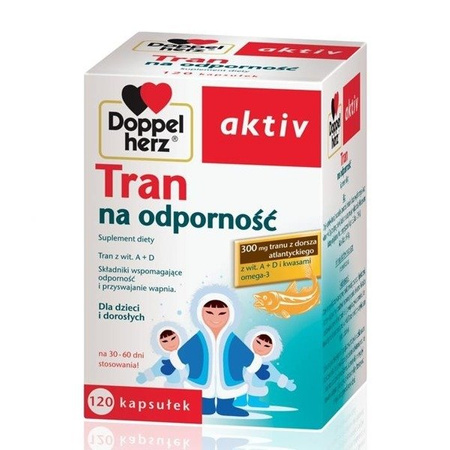 Doppelherz Aktiv Cod Liver Oil for Resistance 120caps