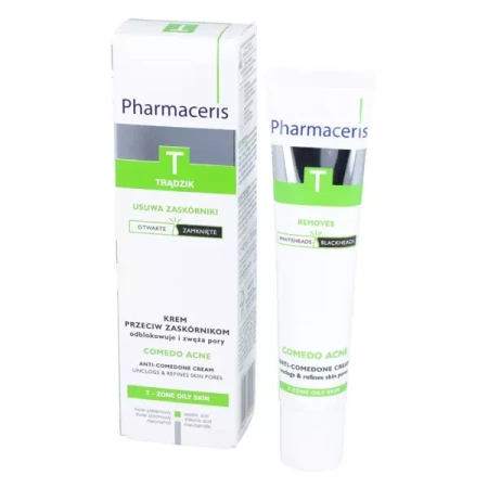 Pharmaceris T Comedo Acne Krem przeciw zaskórnikom odblokowuje i zwęża pory 40 ml