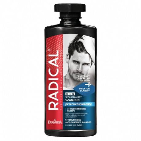 Farmona RADICAL MEN Przeciwłupieżowy szampon wzmacniający 400ml