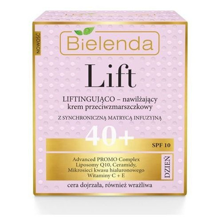 Bielenda Instant Lift Complex 40+ LIFTINGUJĄCO- UJĘDRNIAJĄCY KREM KONCENTRAT PRZECIWZMARSZCZKOWY NA DZIEŃ 50ML