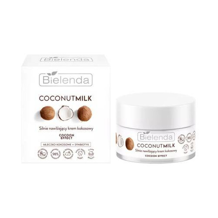 BIELENDA COCONUT MILK Silnie Nawilżający Krem Kokosowy 50ml