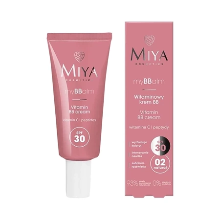 MIYA Cosmetics myBBalm Witaminowy krem BB SPF30 – 02 natural 30ml