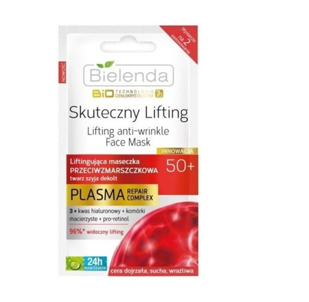 Bielenda BIOTECH 7D PLASMA Lifting Anti-wrinkle Mask 50+ 10g