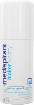 Medispirant Bloker antyperspirant w sprayu działa antybakteryjnie 75 ml 