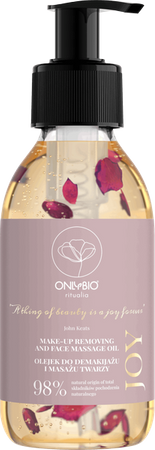 ONLYBIO Ritualia Joy Oil For Make-up Removal and Face Massage 150 ml