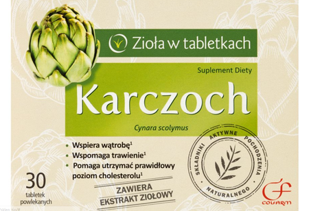 Artichoke 30 Tablets Karczoch 30 tabletek