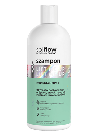 So!Flow Humektantowy Szampon do Włosów Pozbawionych Objętości 300ml