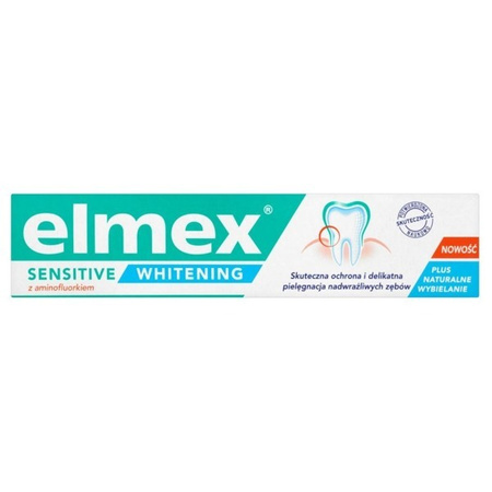 Elmex Sensitive Whitening Toothpaste with Aminfluoride 75ml