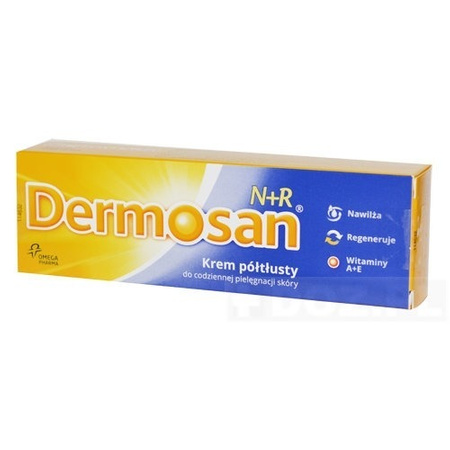 DERMOSAN N + R cream daily skin care wth vitamin A and E 40g 