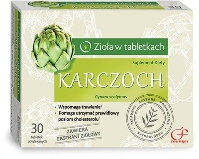 Karczoch Wspiera Wątrobę Wspomaga Trawienie 30 Tabl.