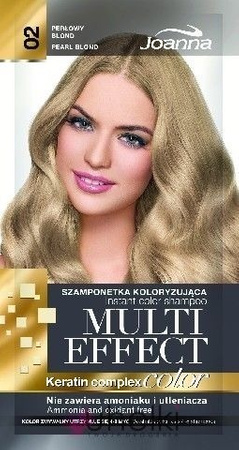 Joanna Multi Effect Szamponetka Koloryzująca 02 Perłowy Blond 35 g