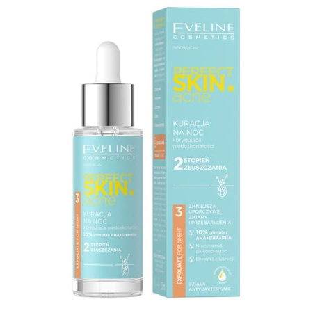 Eveline Night Treatment Correcting Imperfections - 2 degree of exfoliation 30ml