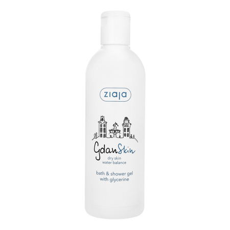 Ziaja GdanSkin Glycerin Shower and Bath Gel for Dry and Very Dry Skin 300ml