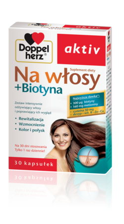 Doppelherz AKTIV FOR HAIR + BIOTIN 30 TABLE. 