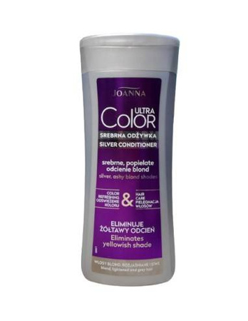 Joanna Ultra Silver Conditioner Strengthening Silver and Ash Blonde Color 200ml