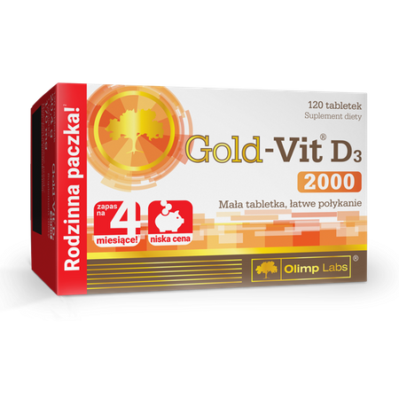 Olimp Gold VIT D 2000 UI  New Generation Vitamin D 120caps.