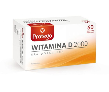 Protego Witamina D3 2000 Dla Dorosłych 60 kapsułek