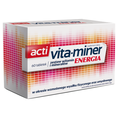 Aflofarm Vita-Miner Energy Vitamins and Minerals 30 tablets