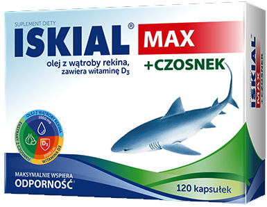 Iskial MAX + Garlic 120 pcs.