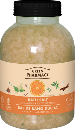 Green Pharmacy Bath Salt Cinnamon and Sweet Orange 1000g