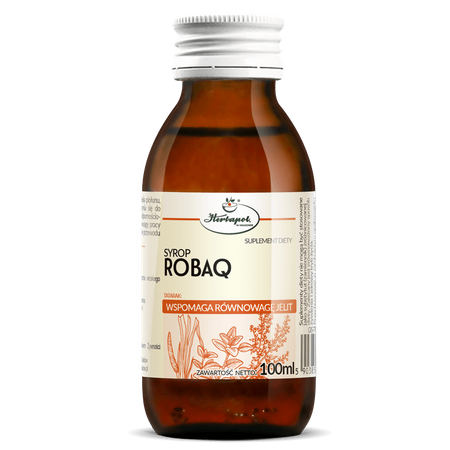 Herbapol Syrop ROBAQ wspomaga równowagę jelit 100 ml