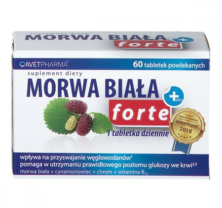 Morwa Biała Plus forte 60tabl.