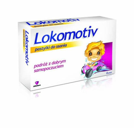 Aflofarm Lokomotiv Against Discomfort while Traveling 6 lozenges