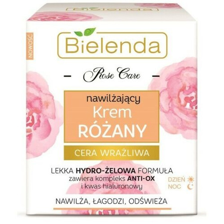 Bielenda Rose Care Krem Różany Nawilżający na Dzień i Noc 50ml