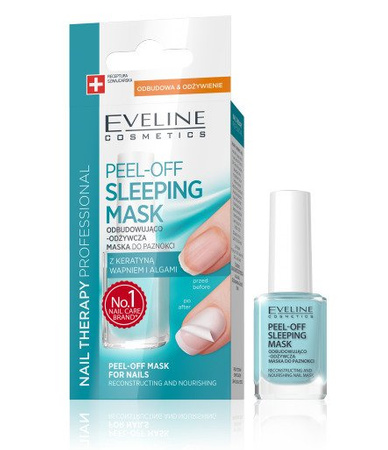 Eveline PEEL-OFF Sleeping Mask Rebuilding-nourishing Nail Mask 12ml