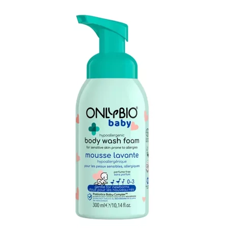 OnlyBio Baby Hypoallergenic Body Wash Foam from 1 day of life 300ml