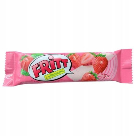 Fritt RUBBER WITH VITAMIN C STRAWBERRY FLAVOUR * 11,7G 1pcs.