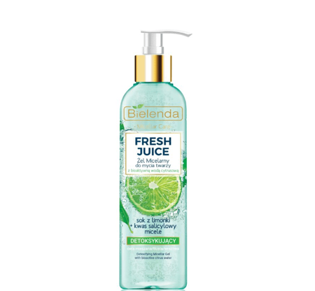 Bielenda Fresh Juice Lime Cleansing Micellar Gel 190 ml