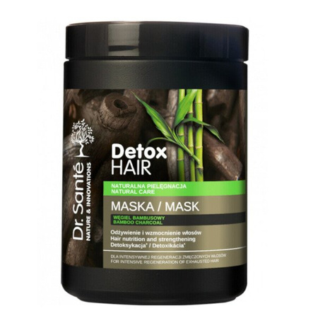 Green Pharmacy Dr Sante Detox Hair Maska Do Włosów Odżywienie I Wzmocnienie  1000ml