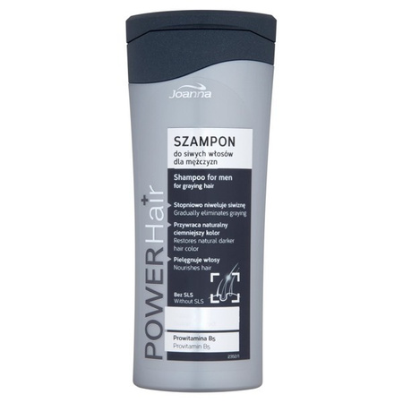 Joanna Power Hair Szampon Do Siwych Włosów Dla Mężczyzn 200 ml