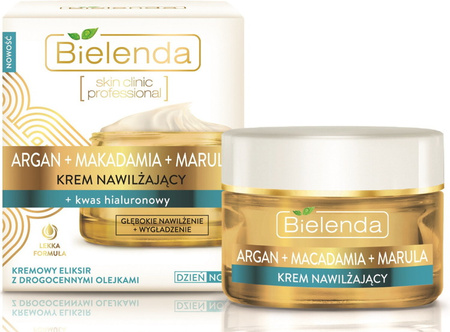 Bielenda SKIN CLINIC PROFESSIONAL Krem nawilżający Argan+Makadamia+Marula dzień/noc 50ml