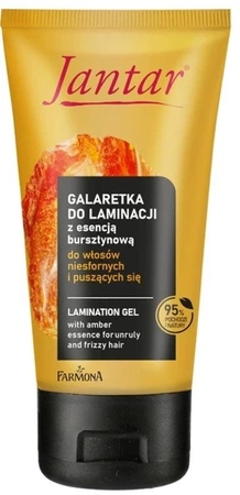 Jantar Galaretka do Laminacji Włosów z Esencją Bursztynową 150g