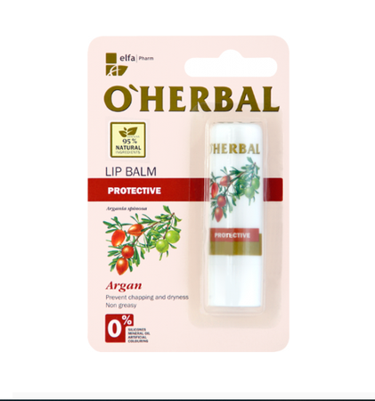 O'Herbal Protective Lip Balm Argan 4.8g