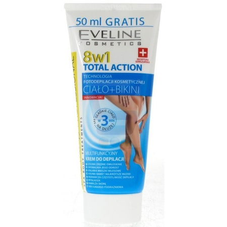 Eveline Multifunkcyjny Krem Do Depilacji Ciało Bikini 8w1 200ml