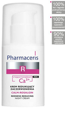 Pharmaceris Calm-Rosalgin Krem Redukujący Zaczerwienienia Na Noc 30ml  