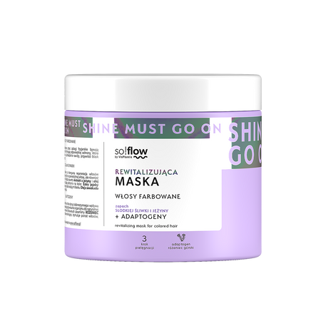 So! Flow Revitalizing Mask for Colored Hair with Plum and Blackberry Scent 400ml