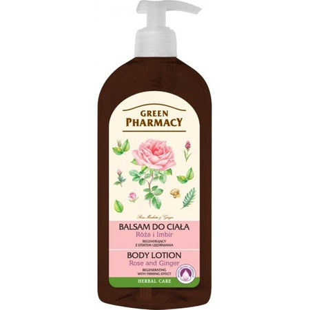 Green Pharmacy Body Lotion ROSE and GINGER 500ml