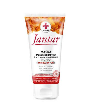 Farmona Jantar Medica Reconstruction Mask With With Amber Extract For Damaged Hair 200ml