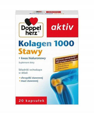 Doppelherz Aktiv Kolagen 1000 Na Stawy 20 Kapsułek