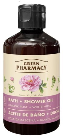 Green Pharmacy Bath & Shower Oil Damask Rose & White Musk 250ml